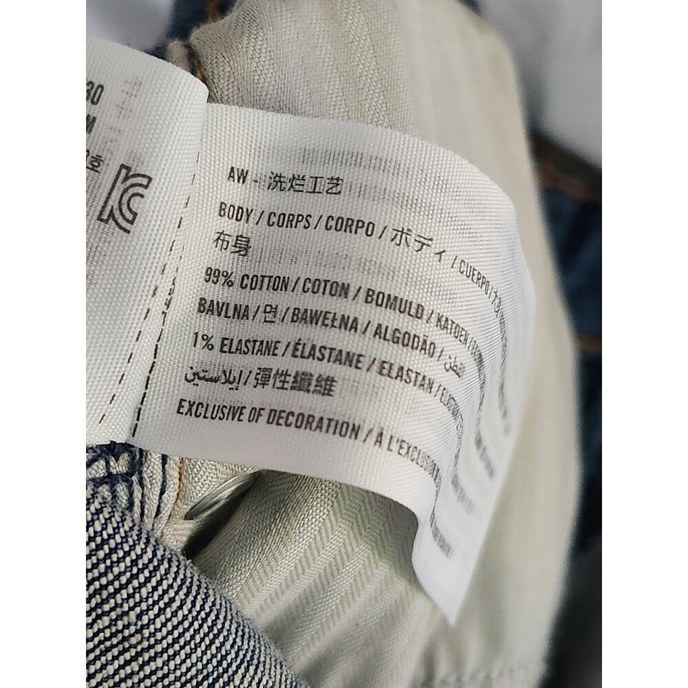 Abercrombie & Fitch Jeans Women's Sz 18R Blue The Straight Mid-Rise Curve Love - Picture 6 of 7